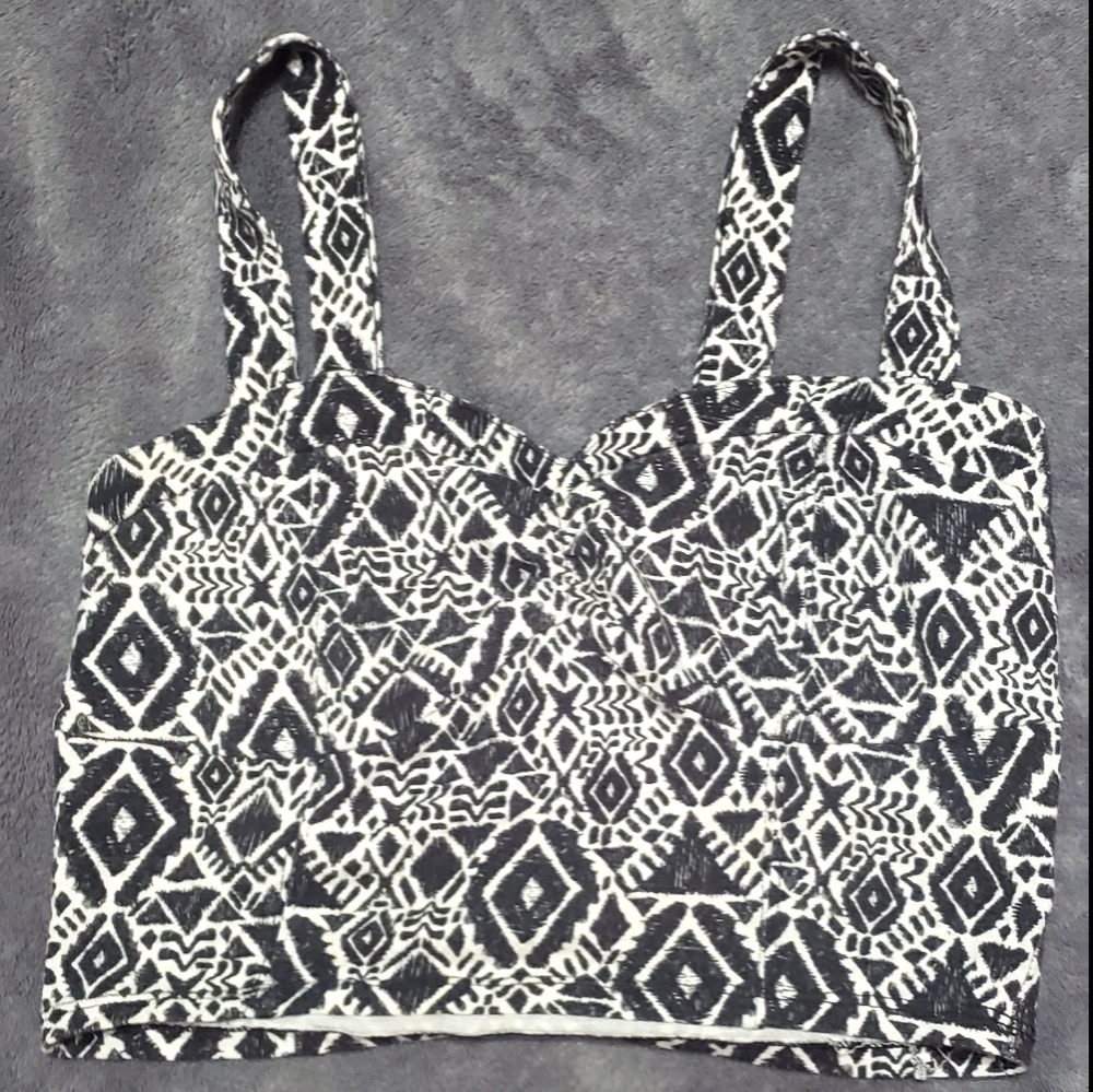 Mudd Crop Tank Top - Size M